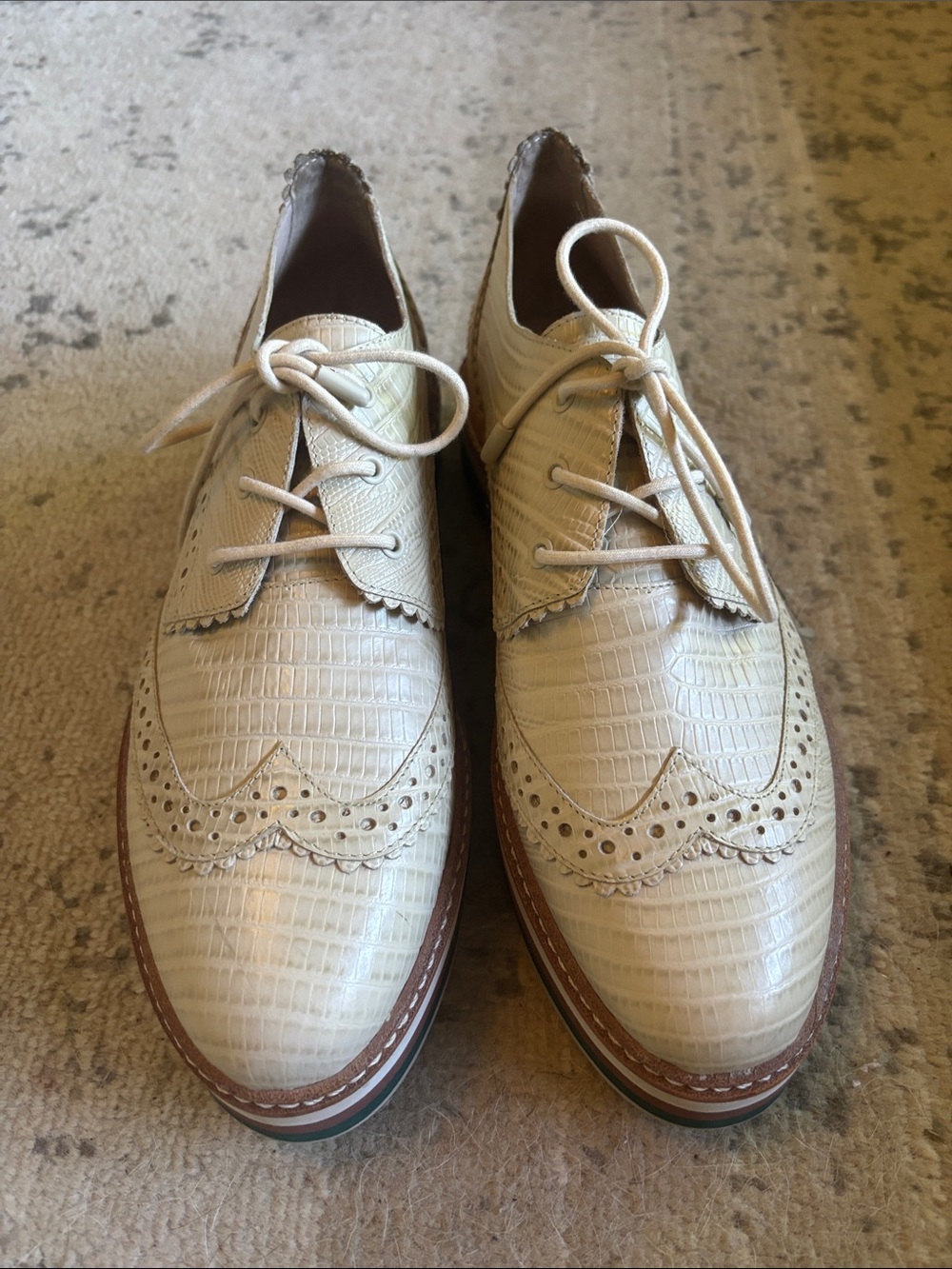 Zimmermann oxfords Platform Brogue Shoes Size 41